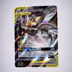 Pokemon Pikachu & Zekrom GX TAG TEAM SM168 Promo Holo Card HP 240 - Image 1