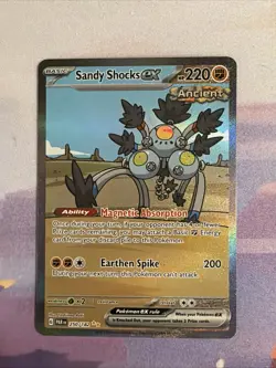 Pokemon TCG: Sandy Shocks ex (250/182) SIR -- SV: Paradox Rift - Image 1