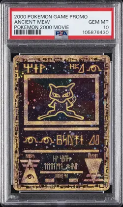 2000 POKEMON GAME MOVIE POKEMON 2000 MOVIE ANCIENT MEW PSA 10 - Image 1