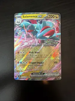 Pokemon TCG Jumbo card Salamence EX 114/159 Journey Together - Double Rare NM/M - Image 1