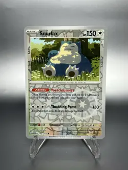 Snorlax 151 Reverse Holo Pokemon TCG 143/165 Scarlet & Violet Uncommon - Image 1