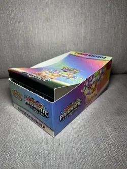 Pokemon TCG: Prismatic Evolutions Booster Bundle Display Case Empty Case Ripped - Image 1