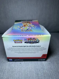 Pokemon TCG: Prismatic Evolutions Booster Bundle Display Case Empty Case Ripped - Image 4