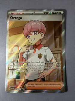 Ortega UR AR 203 Pokemon Prismatic Evolutions Card TCG 141/131 Trainer Art Rare - Image 1