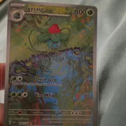 Pokemon TCG Ivysaur Scarlet & Violet 151 Holo Illustration Rare 100 HP 167/165 - Image 1