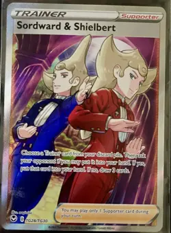 Sordward & Shielbert TG28/TG30 Silver Tempest Pokemon TCG Ultra Rare Full Art - Image 1