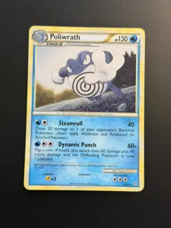 Pokemon Poliwrath 21/95 Unleashed Rare card - Image 1