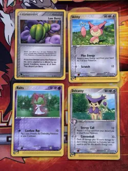 4 Ruby And Sapphire Pokemon Trading Cards reserved - Image 1