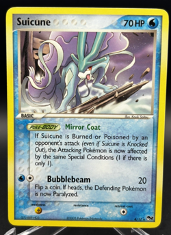 2005 Suicune 6/17 Pokemon Pop Series 2 Non Holo Rare Card Promo - Image 1