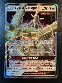 Celesteela GX - 163/214 - SM Unbroken Bonds Ultra Rare Holo Pokemon Card - NM - Image 1