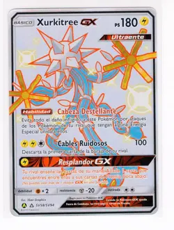 ~ESP~ SPANISH Xurkitree GX Shiny Vault SV58 Hidden Fates Pokemon Card (Ref:PE1) - Image 1