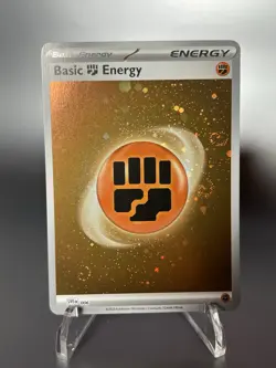 Basic Fighting Energy (Cosmos Holo) 006 Sv01: 151 - Pokemon Card (3 Swirls) - Image 1