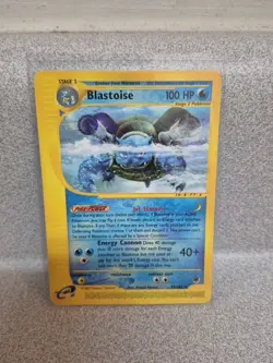 BLASTOISE 37/165 Expedition Base Set E-SERIES NON-HOLO rare Pokemon - Image 1