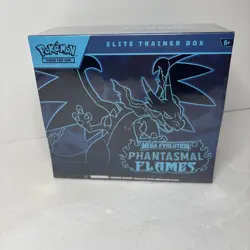 Pokemon Mega Evolution Phantasmal Flames Elite Trainer Box Sealed - Image 1
