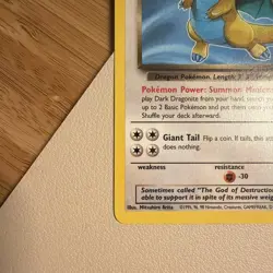 Dark Dragonite 22/82 Team Rocket LP Rare Pokemon TCG Non Holo - Image 4