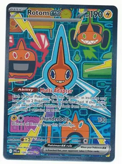 2025 POKEMON PHANTASMAL FLAMES SPECIAL ILLUSTRATION RARE ROTOM EX #126/094 MINT - Image 1