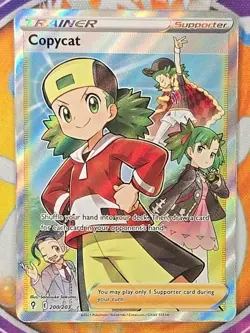 🔥2021 Near Mint NM Pokemon Copycat Full Art 200/203 Evolving Skies Nice👍📈 - Image 1