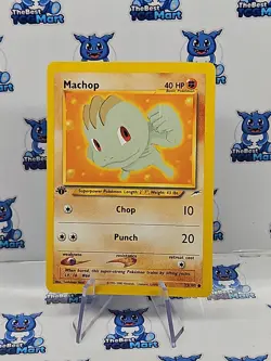 Machop - 73/105 Neo Destiny Pokemon 1st Edition - NM - Image 1