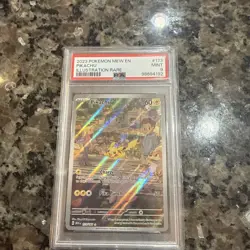 2023 Pokemon 151 Pikachu 173/165 Illustration Rare PSA 9 MINT - Image 1