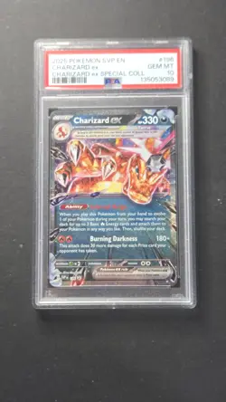 PSA 10 Charizard EX SVP 196 Black Star Promo Pokemon 2025 - Image 1