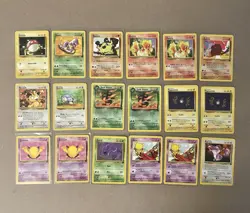 Pokemon Team Rocket WOTC Vintage Card Lot - M/NM/LP (18 Cards) - Image 1