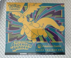 SEALED Pokemon Center - Mega Evolution Ascended Heroes Elite Trainer Box - Image 1