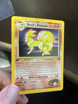 Brock’s Ninetales 1st Edition 3/132 Gym Challenge Pokemon Near Mint - Image 4