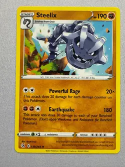 Steelix 139/264 Holo Rare Fusion Strike Pokemon Near Mint - Image 1