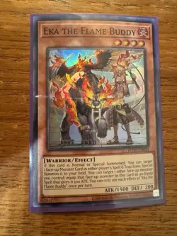 Eka the Flame Buddy - POTE-EN034 - Super Rare - LP - Unlimited - Yugioh - Image 1