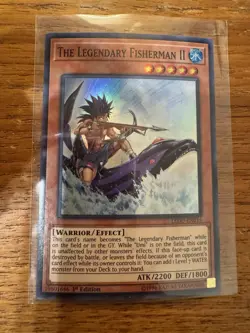 The Legendary Fisherman II - LEDU-EN015 - Super Rare - 1st Edition NM Yugioh Leg - Image 1