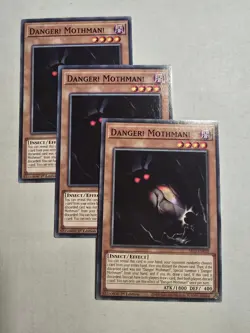 YUGIOH 3X DANGER! MOTHMAN! SR13-EN020 COMMON 1ST ED NM - Image 1