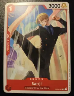 Sanji OP04-007 Common Kingdoms Of Intrigue One Piece Card Game - Image 1