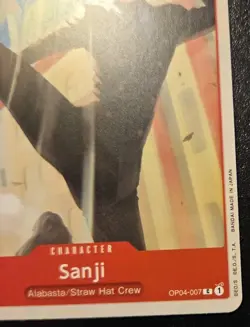 Sanji OP04-007 Common Kingdoms Of Intrigue One Piece Card Game - Image 5