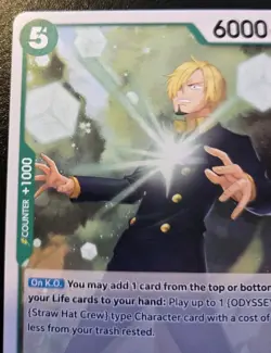 Sanji OP09-028 Common Emperors In The New World One Piece Card Game - Image 2