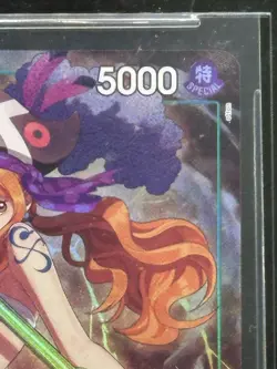 One Piece 2023 Paramount War #OP02036 Nami SR PAR BGS 9.5 - Image 4