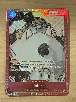 JINBE OP01-014 ALT, 2023 ONE PIECE CARD GAME, FILM RED PREMIUM CARD COLLECTION - Image 1