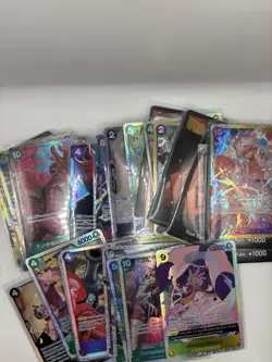 One Piece TCG Card Lot English/Japanese Mixed Cards NM-M - Image 1