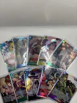 One Piece TCG Card Lot English/Japanese Mixed Cards NM-M - Image 2