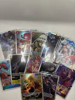 One Piece TCG Card Lot English/Japanese Mixed Cards NM-M - Image 3