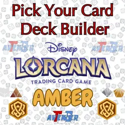 Amber Lorcana Deck Builder Pick/Choose Your Card Uncommon - Legendary Singles - Image 1