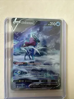 Pokemon Suicune V Full Art Ultra Rare Holo Card Crown Zenith GG38/GG70 - Image 1
