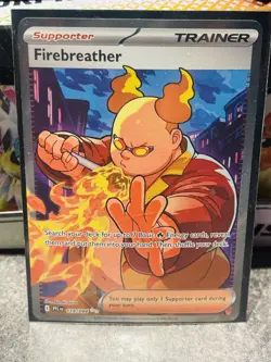 Firebreather 119/94 Full Art- Pokemon Phantasmal Flames Card - NM - Image 3