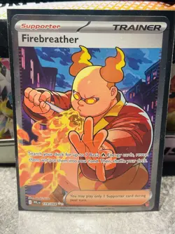 Firebreather 119/94 Full Art- Pokemon Phantasmal Flames Card - NM - Image 4