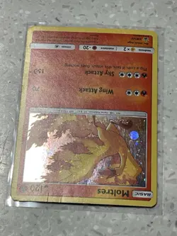 Pokemon TCG Moltres SM143 Sm Black Star Promo Holo Pokemon Card - Image 3