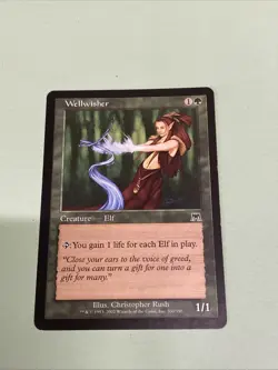 Wellwisher 300 Onslaught MTG TCG CARD LP - Image 1