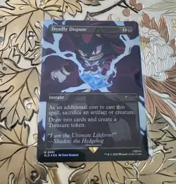 MTG Sonic Secret Lair Deadly Dispute 2091 Chasing Adventure Foil Card - Image 1