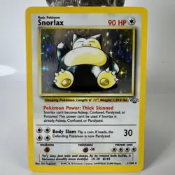 Snorlax Holo 11/64 Jungle Set WOTC 1999 Pokemon Card MP - Image 1