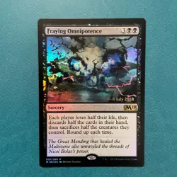 MTG NM: Fraying Omnipotence - Prerelease Cards (PRE), Holo/Foil, English - Image 1