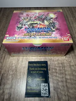 Digimon Great Legend BT04 Sealed Booster Box of 24 Packs | Trading Card Game TCG - Image 4