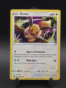 Pokemon Eevee SWSH118 Holo Promo SWSH: Sword & Shield Promo Cards - Image 1